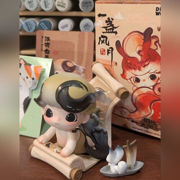 POP MART DIMOO Stories In The Cup Series Blind Box River Scroll - Picture 6 of 8